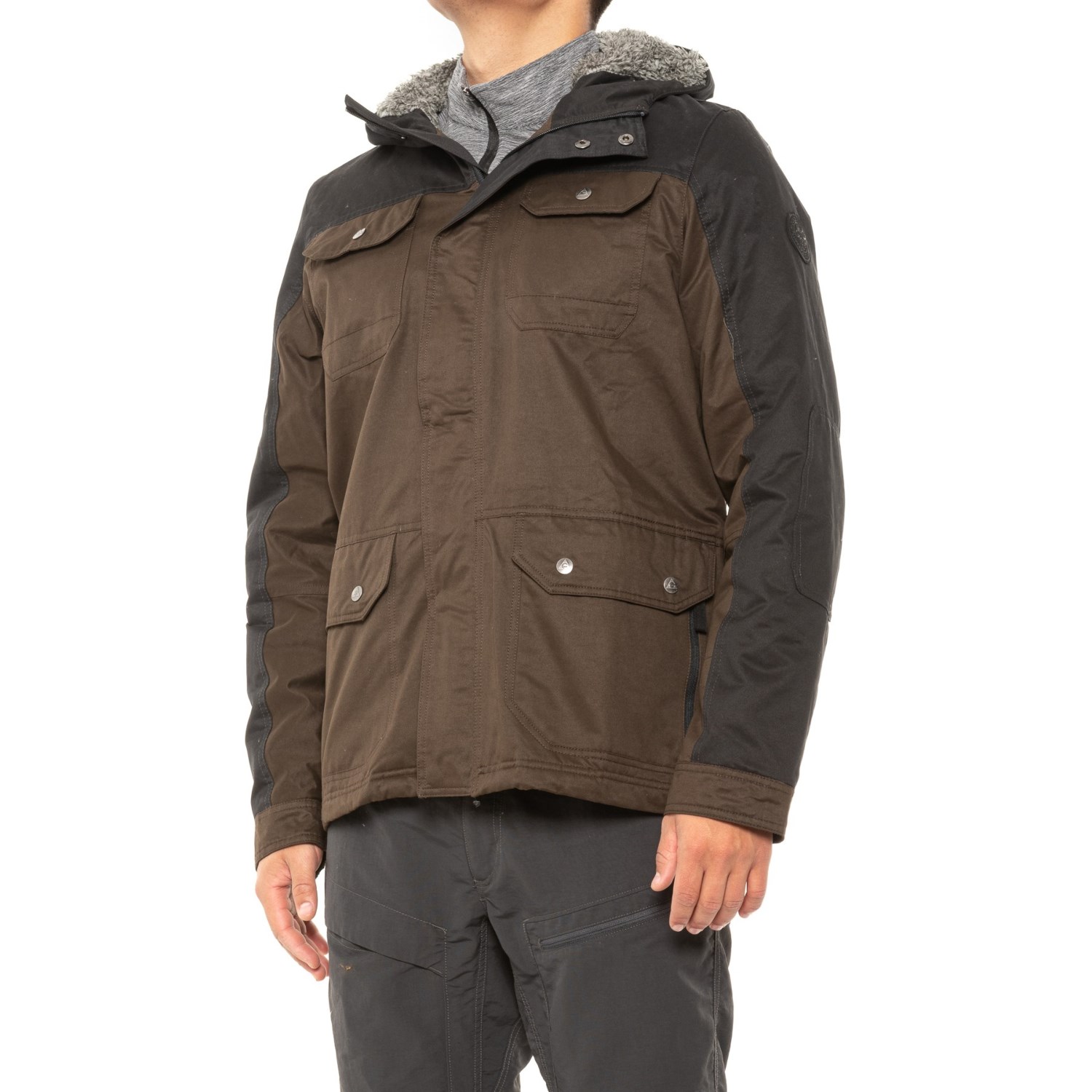 

Куртка Gerry Ridge Tech Canvas - Sherpa-Lined, Insulated Terrain/Black,  (46, Куртка Gerry Ridge Tech Canvas - Sherpa-Lined, Insulated Terrain/Black, M (46)