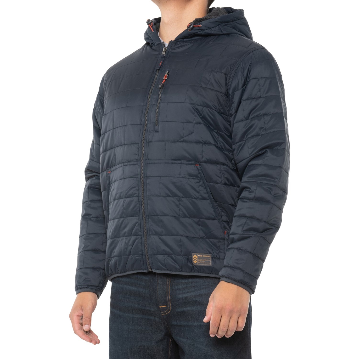 

Куртка Free Country Hooded Puffer - Insulated, Sherpa Lining Dark Navy, M (46)