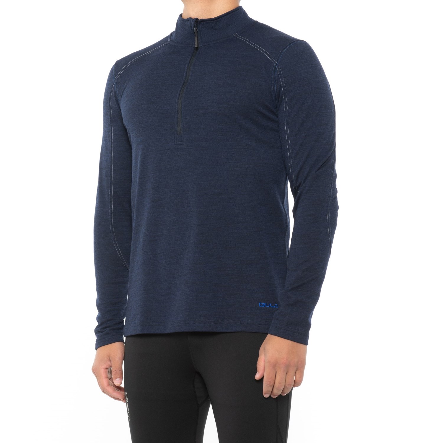 

Термо лонгслив BULA Zip Neck - Merino Wool, Long Sleeve (For Men) Heather Navy,  (44, Термо лонгслив BULA Zip Neck - Merino Wool, Long Sleeve (For Men) Heather Navy, S (44)