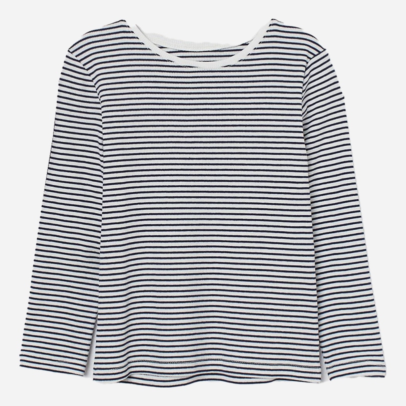 

Футболка с длинным рукавом H&M 8167541b39 110-116 см Белая