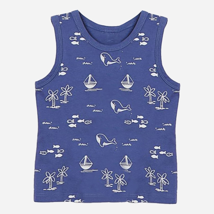 

Майка H&M 9728333b39 68 см Синяя