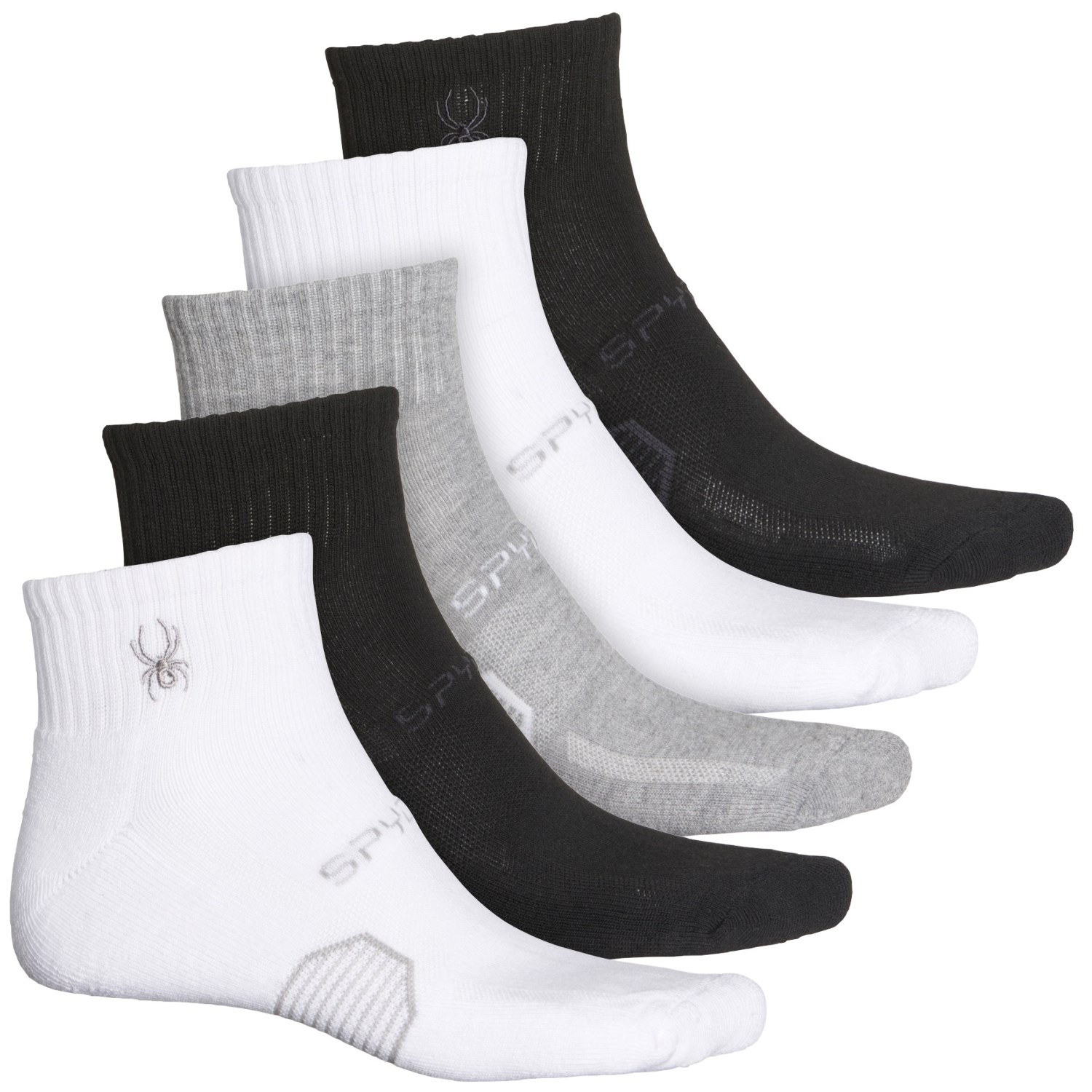 

Носки Spyder Sole Stripe Half Cushion - 5-Pack, Quarter Crew Multi, L (48)