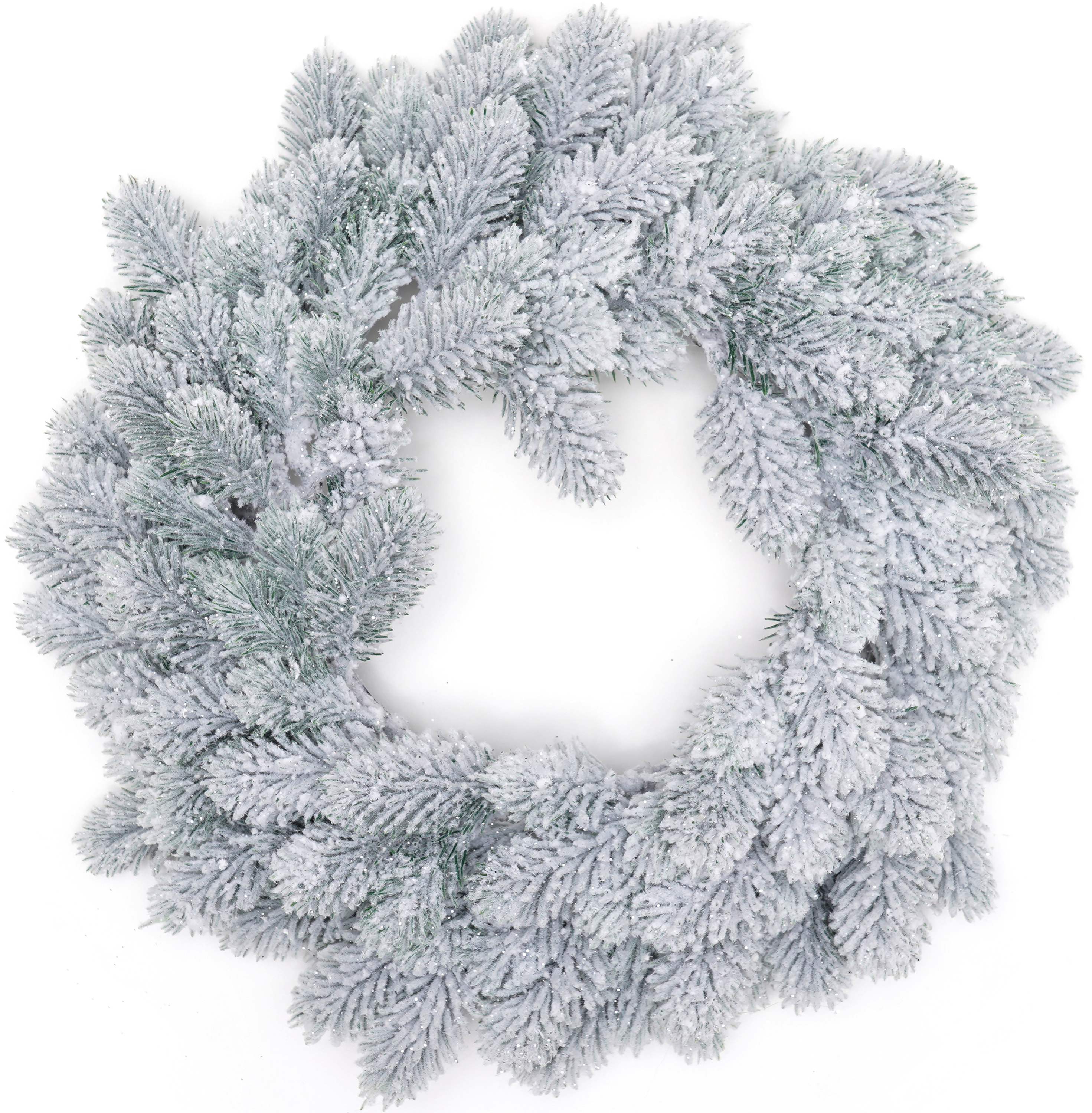 

Венок новогодний Christmas Decoration 36 х 36 х 9 см Белый (317991690_белый)