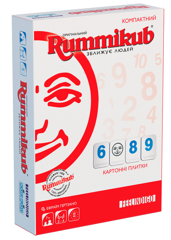 

Настольная игра Rummikub Lite 7+ Feelindigo FI8500