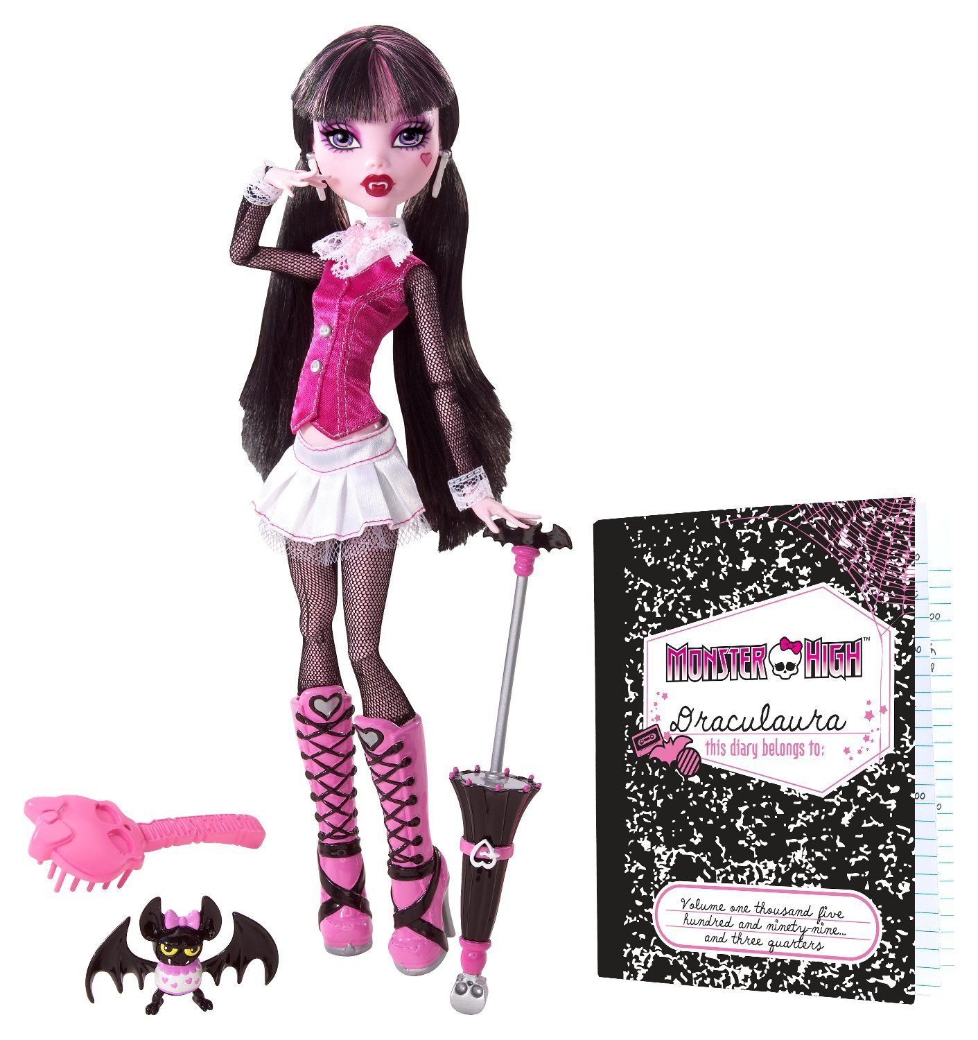 

Лялька Монстер Хай Дракулаура Базова з вихованцем Monster High Original Favorites Draculaura BBC41