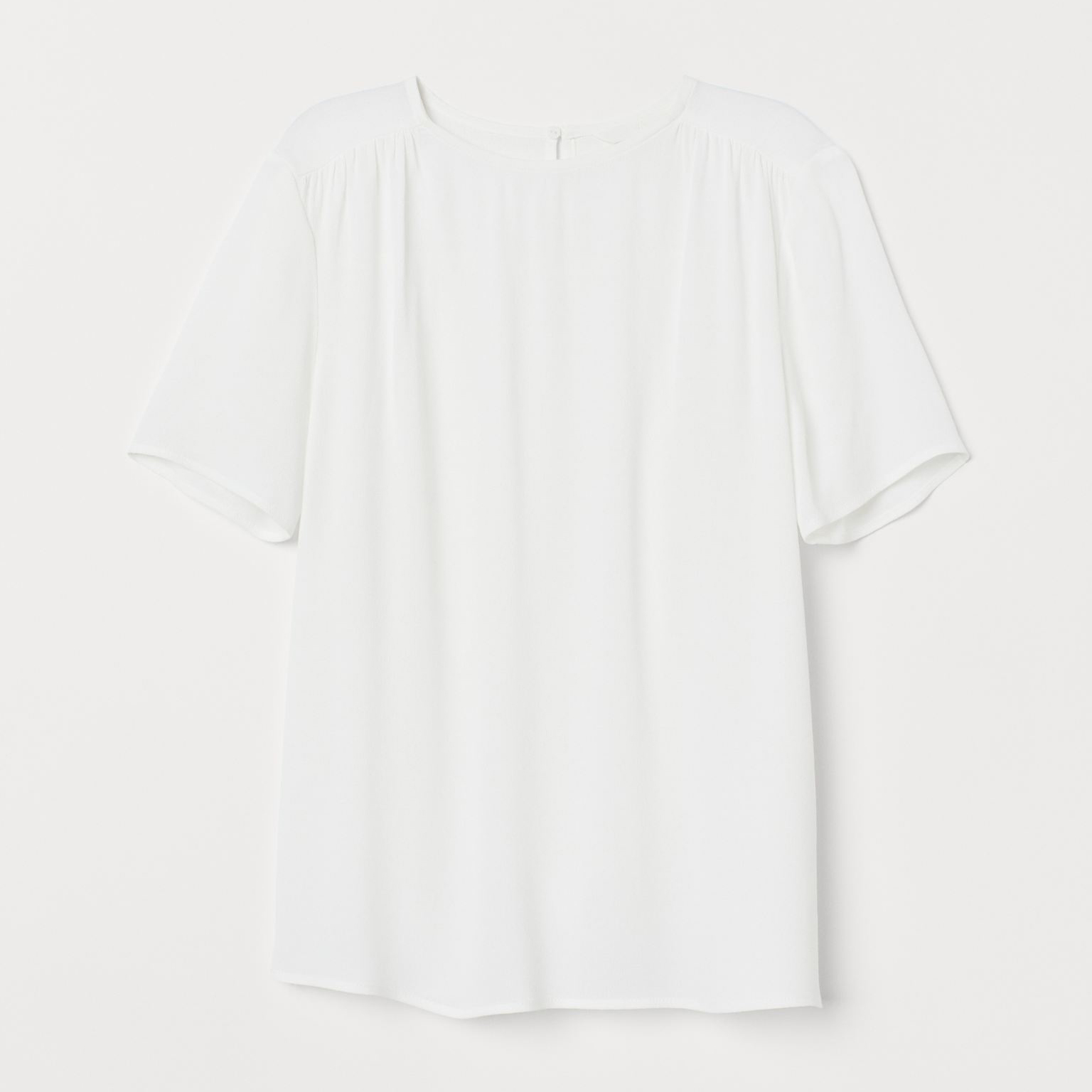 

Блузка H&M 7576710dm  Белая, Блузка H&M 7576710dm 40 Белая