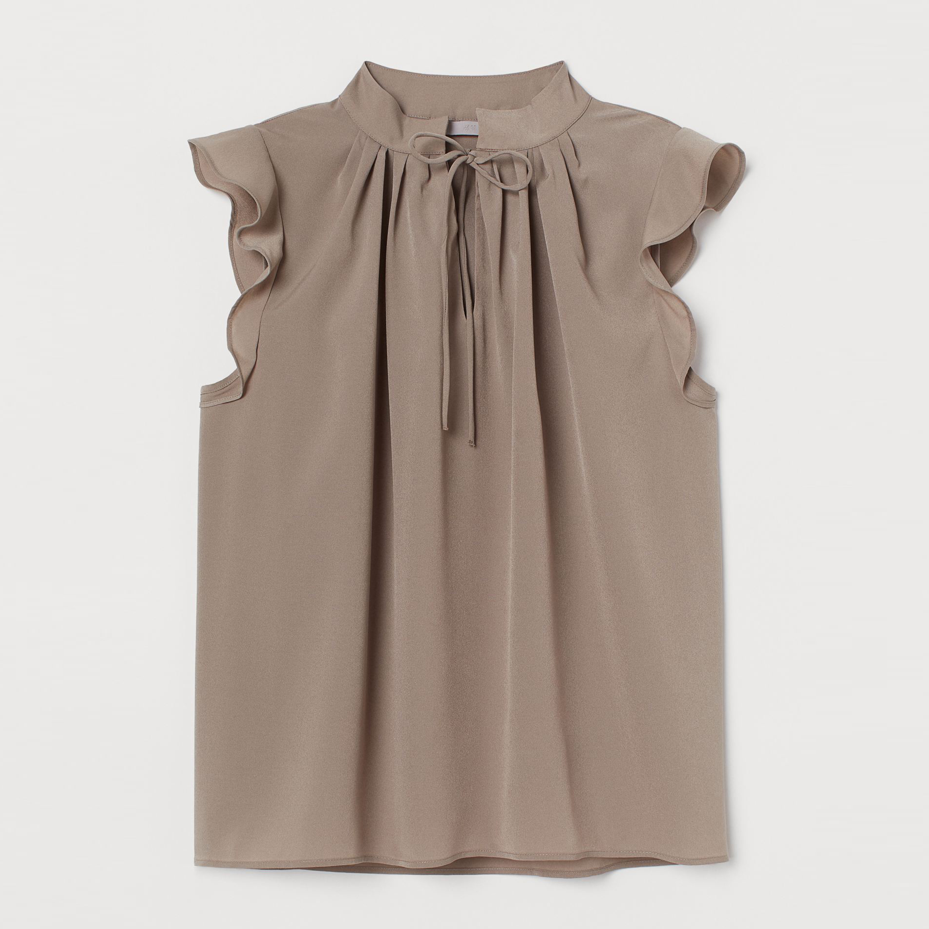 

Блузка H& 8557353abr  Серая с бежевым, Блузка H&M 8557353abr M Серая с бежевым