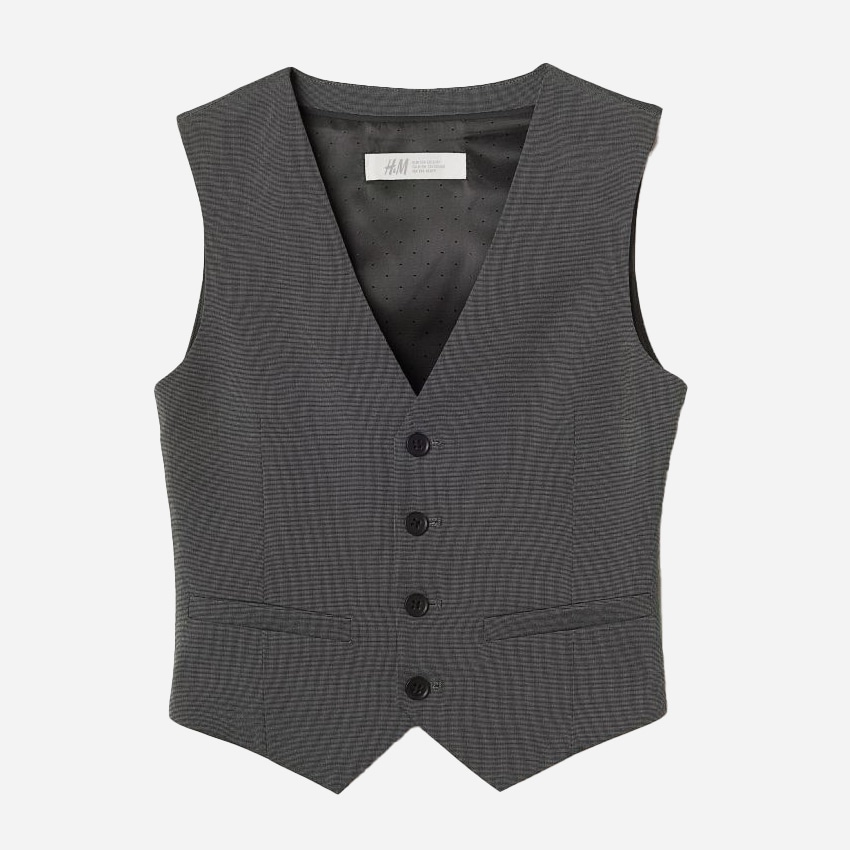 

Жилет H&M 02-10636996-007 164 см Темно-серый (СА2000001889923)