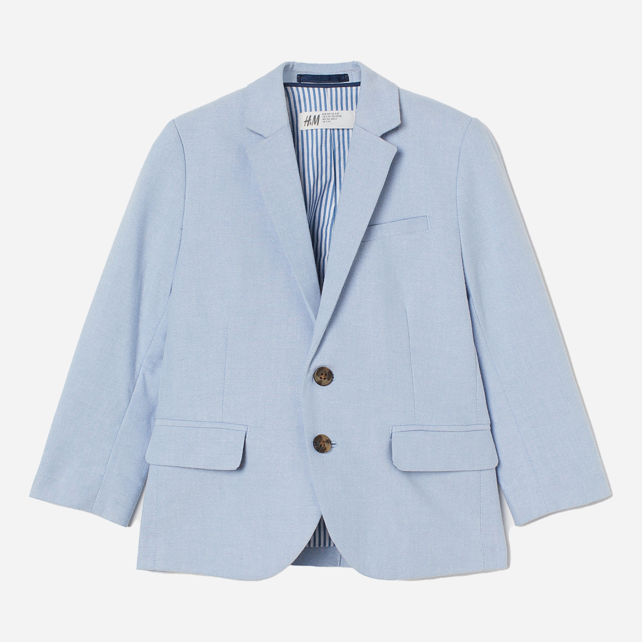 

Пиджак H&M 11-0632225-001 128 см Голубой (СА2000001889947)