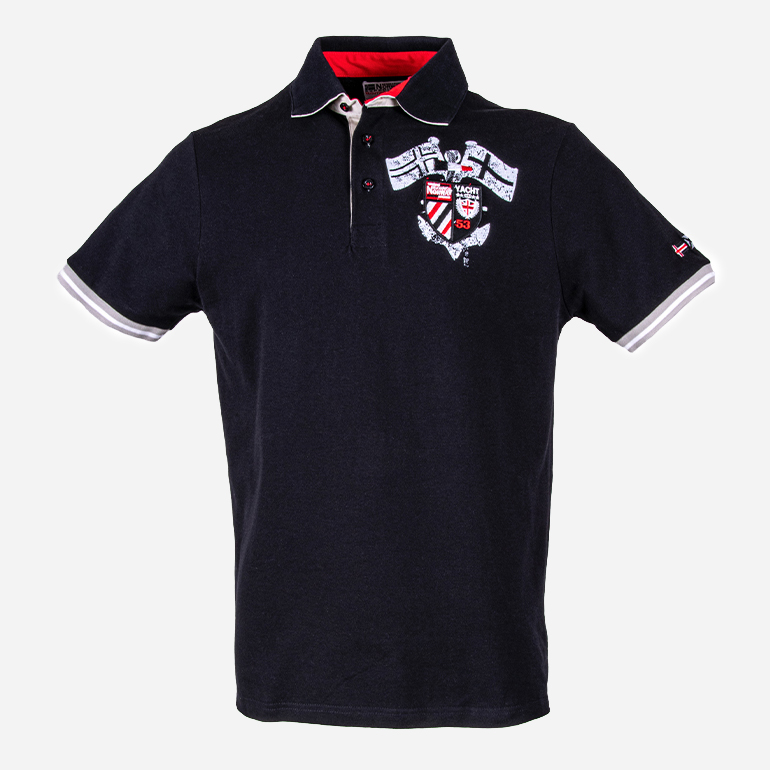 

Поло Geographical Norway SQ259-010  Черное, Поло Geographical Norway SQ259-010 L Черное