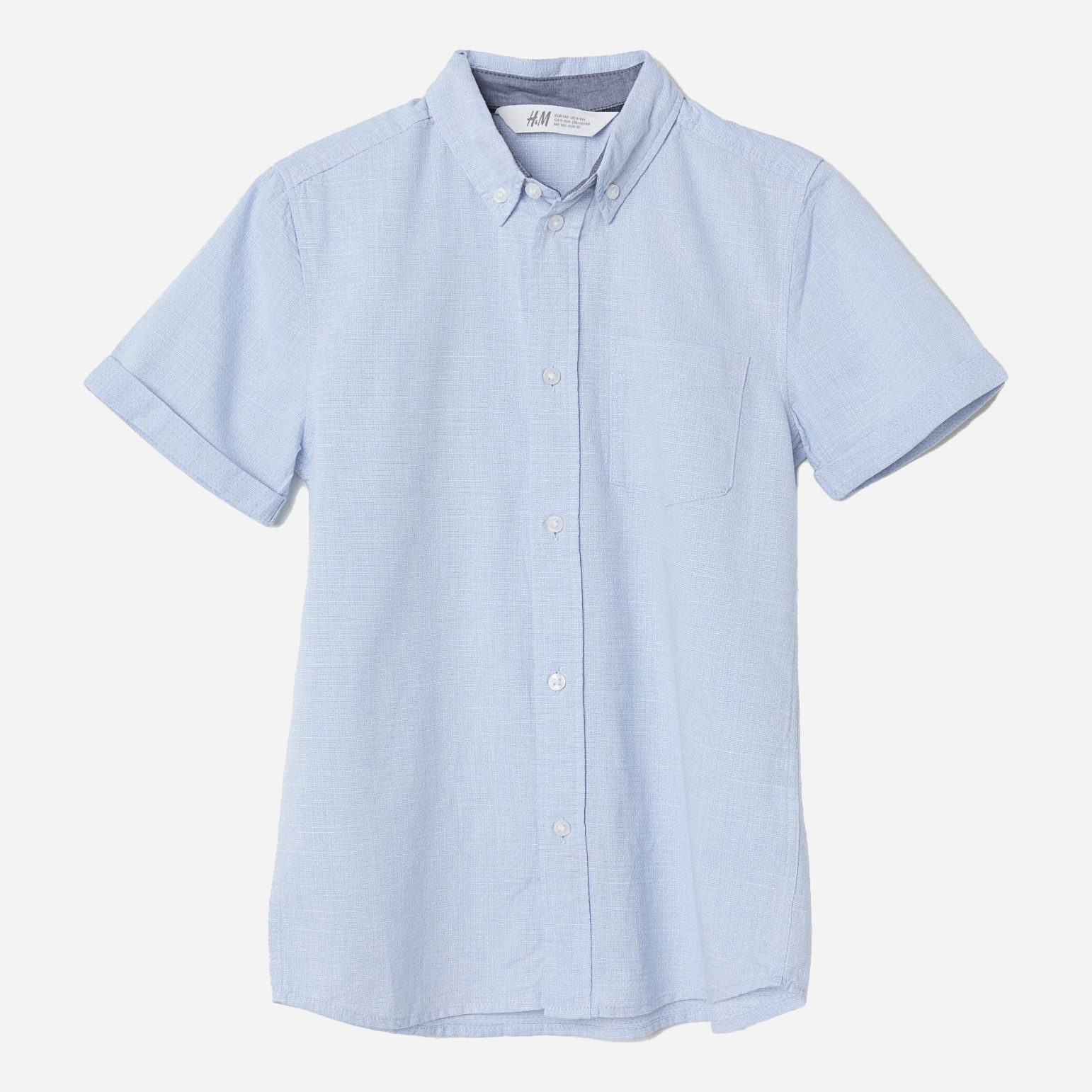 

Рубашка H&M 11-0646195-002 140 см Голубая (СА2000001889688)