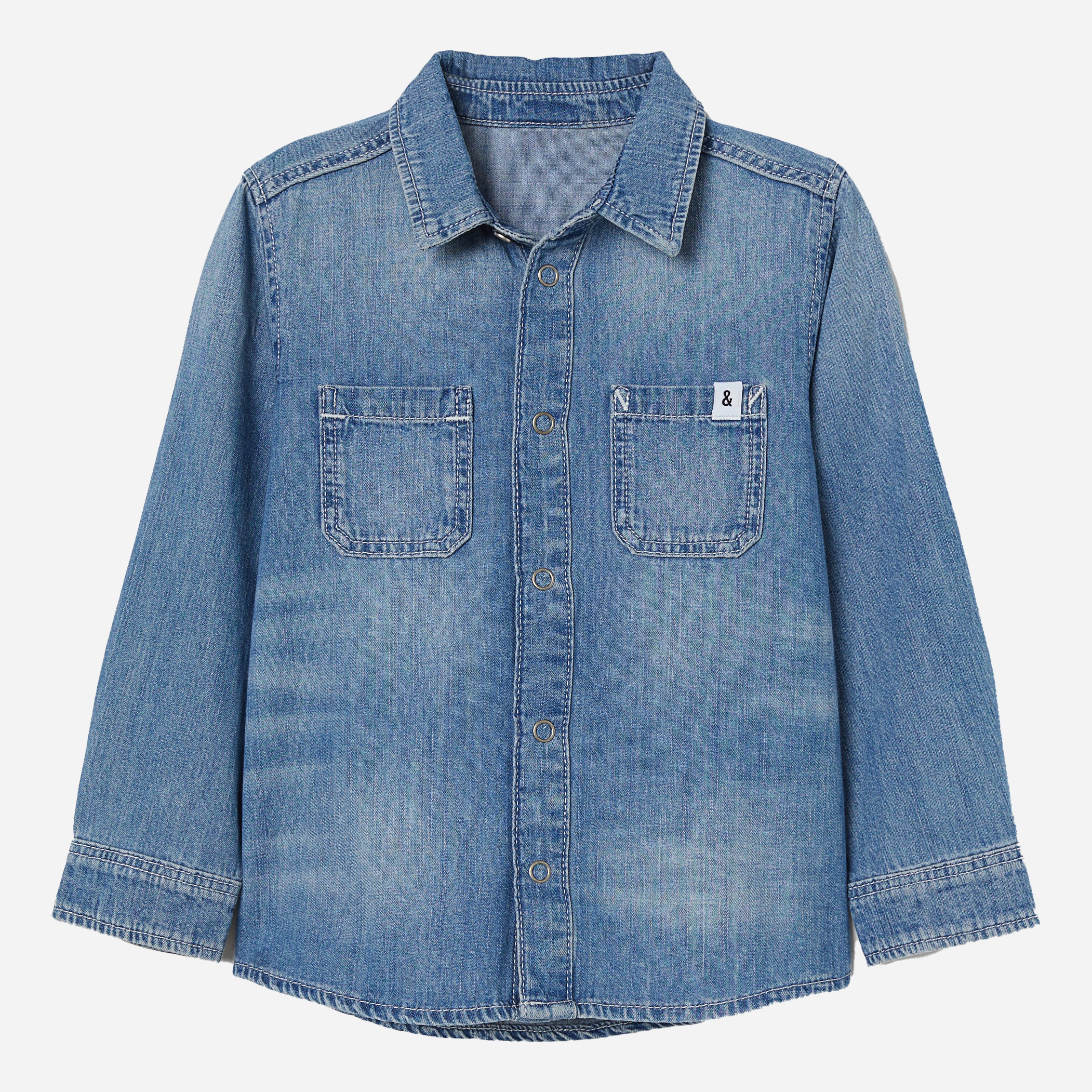 

Рубашка джинсовая H&M 11-0746145-001 122 см Синяя (СА2000001891100)