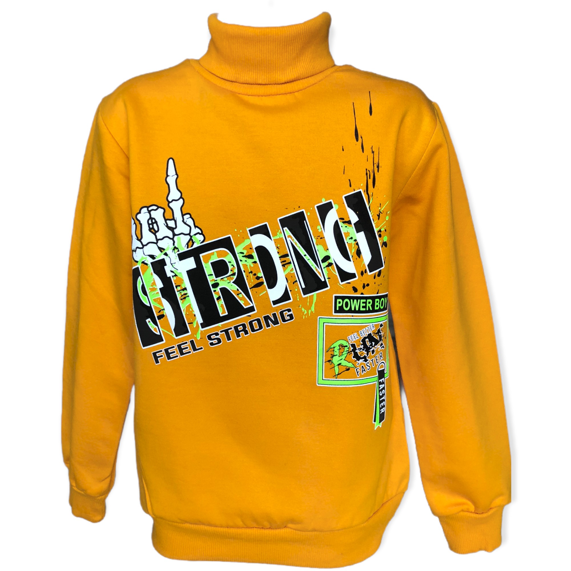 

Водолазка для мальчика Strong 146 Горчичный