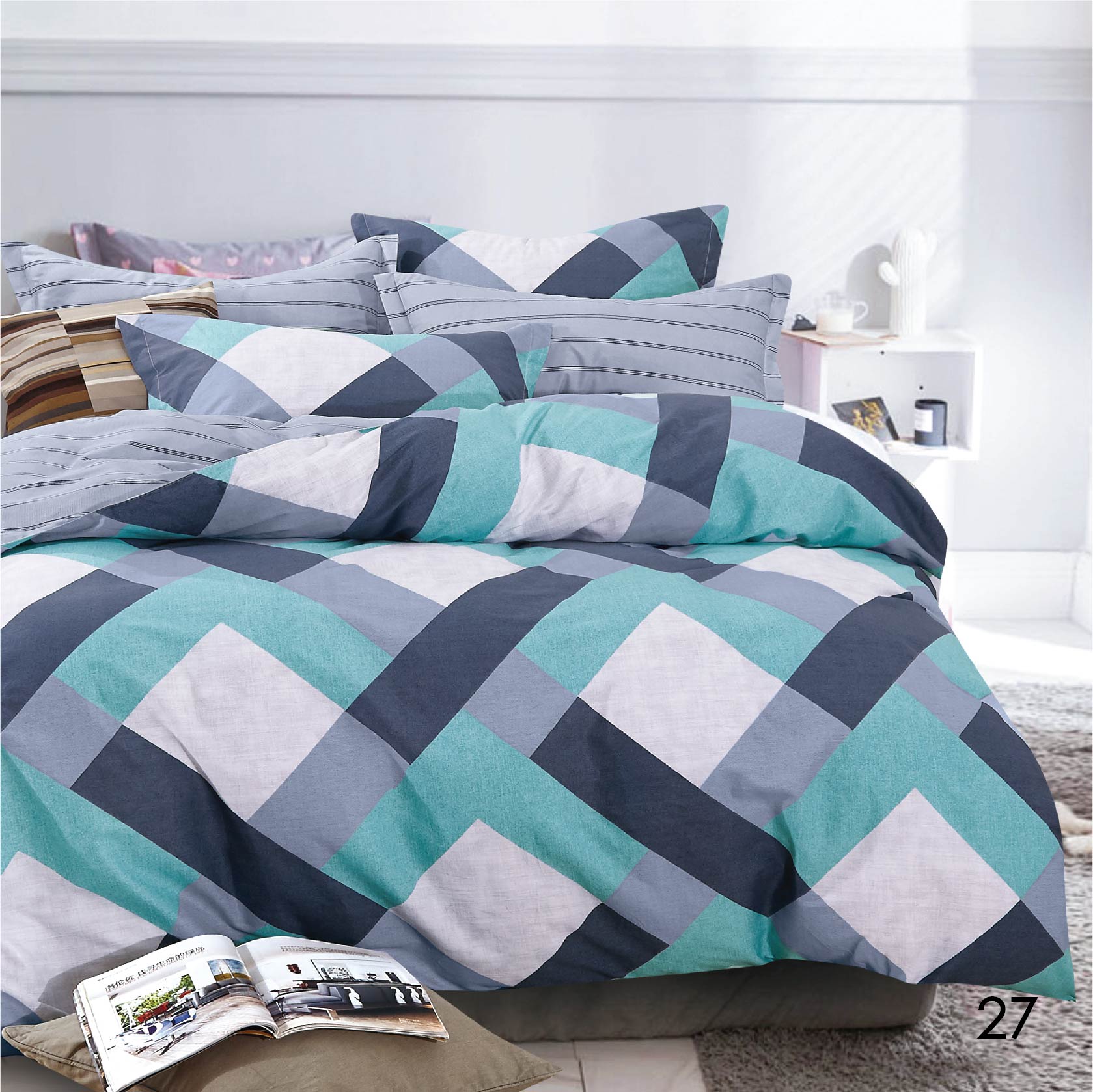 

Комплект постельного белья Isleep двуспальный Сатин Twill 27
