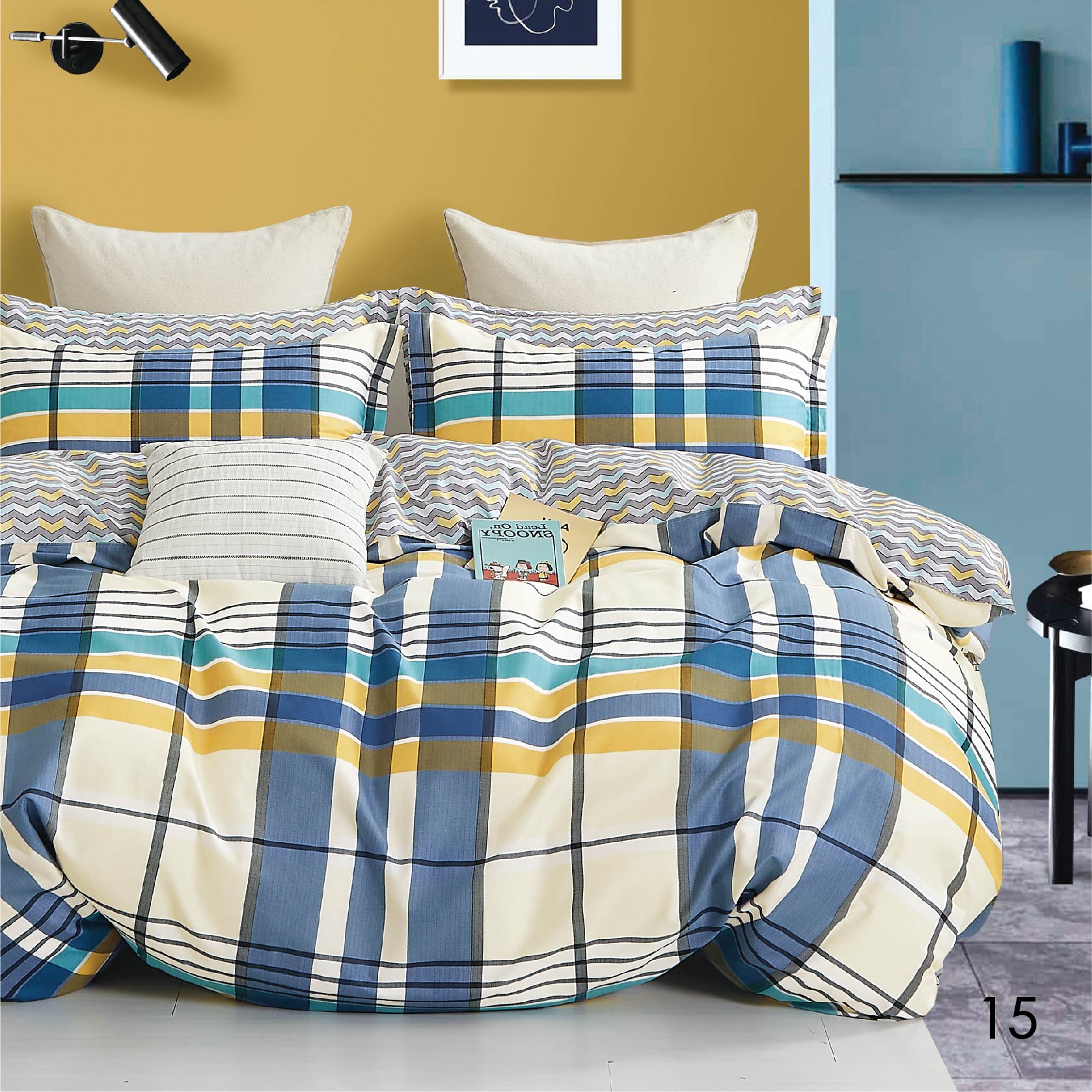 

Комплект постельного белья Isleep полуторный Сатин Twill 15