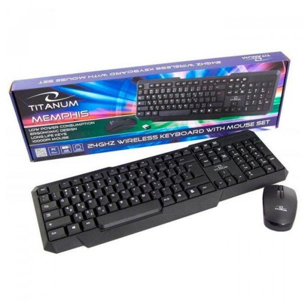 

Беспроводная Bluetooth клавиатура + мышь Esperanza Titanum Memphis TK108UA Black