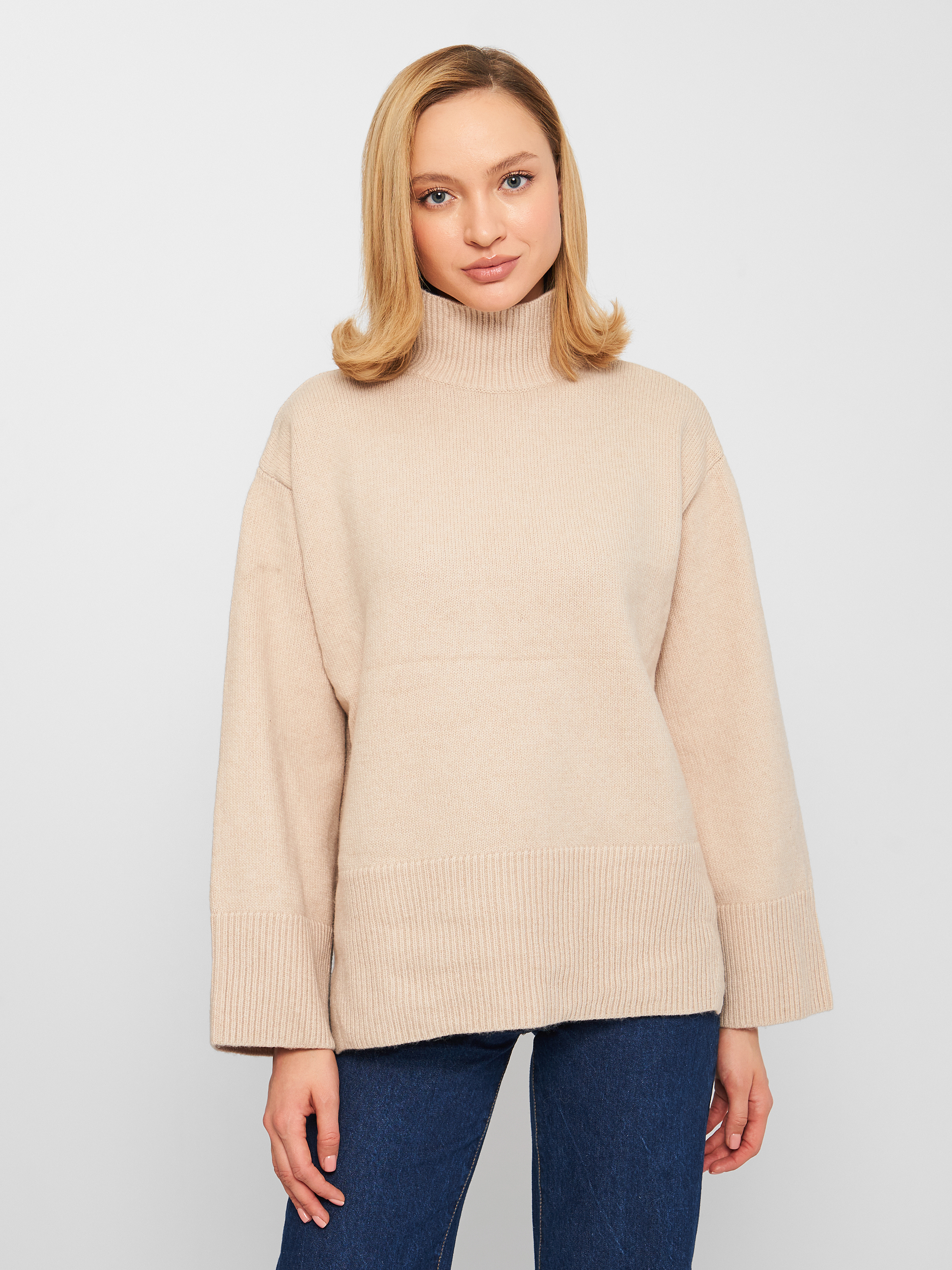 

Свитер H&M 8732741bar M Светло-бежевый