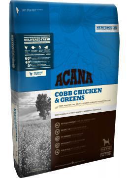 

Сухой корм Acana Cobb Chicken & Greens 6 кг для собак всех пород и всех стадий жизни (цыпленок, камбала)