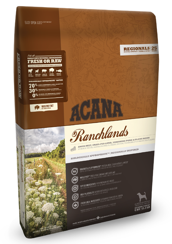 

Сухой корм Acana Ranchlands Dog 6.0KG для собак всех пород