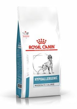 

Royal Canin Hypoallergenic Moderate Calorie Canine 14 кг сухой корм для собак с пониженными калориями