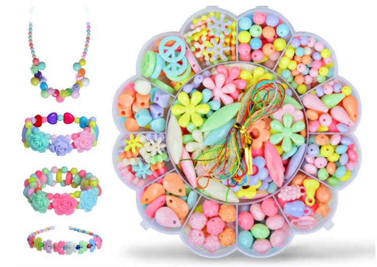 

Детский набор для творчества Beads Set Бусины бисер кристаллы 550 шт (08/13) Разноцветный