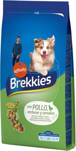 

Brekkies Dog Chicken, корм для собак всех пород с курицей, 3 кг.