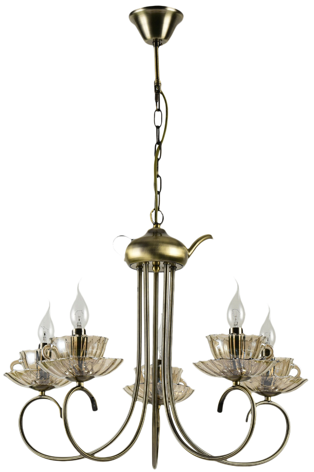 

Люстра Arte Lamp A1750LM-5AB TET-A-TET 60W E14 бронза (A1750LM-5AB)