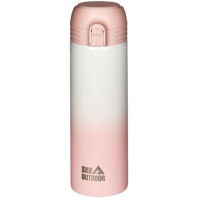 

Термокружка Skif Outdoor Bokeh 0.5л розовый/белый