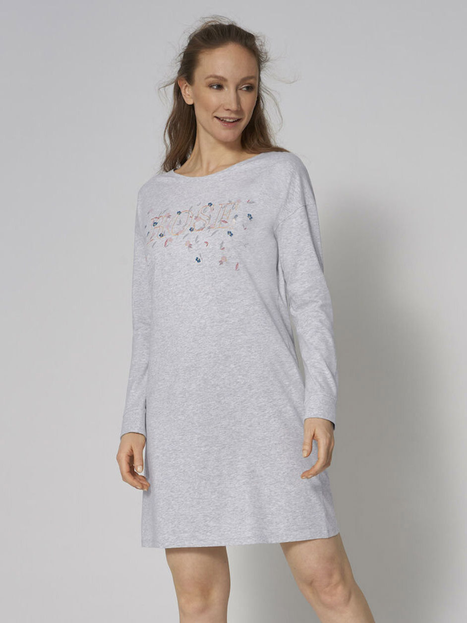 

Ночная рубашка Triumph Nightdresses NDK LSL10 38 Серая принт