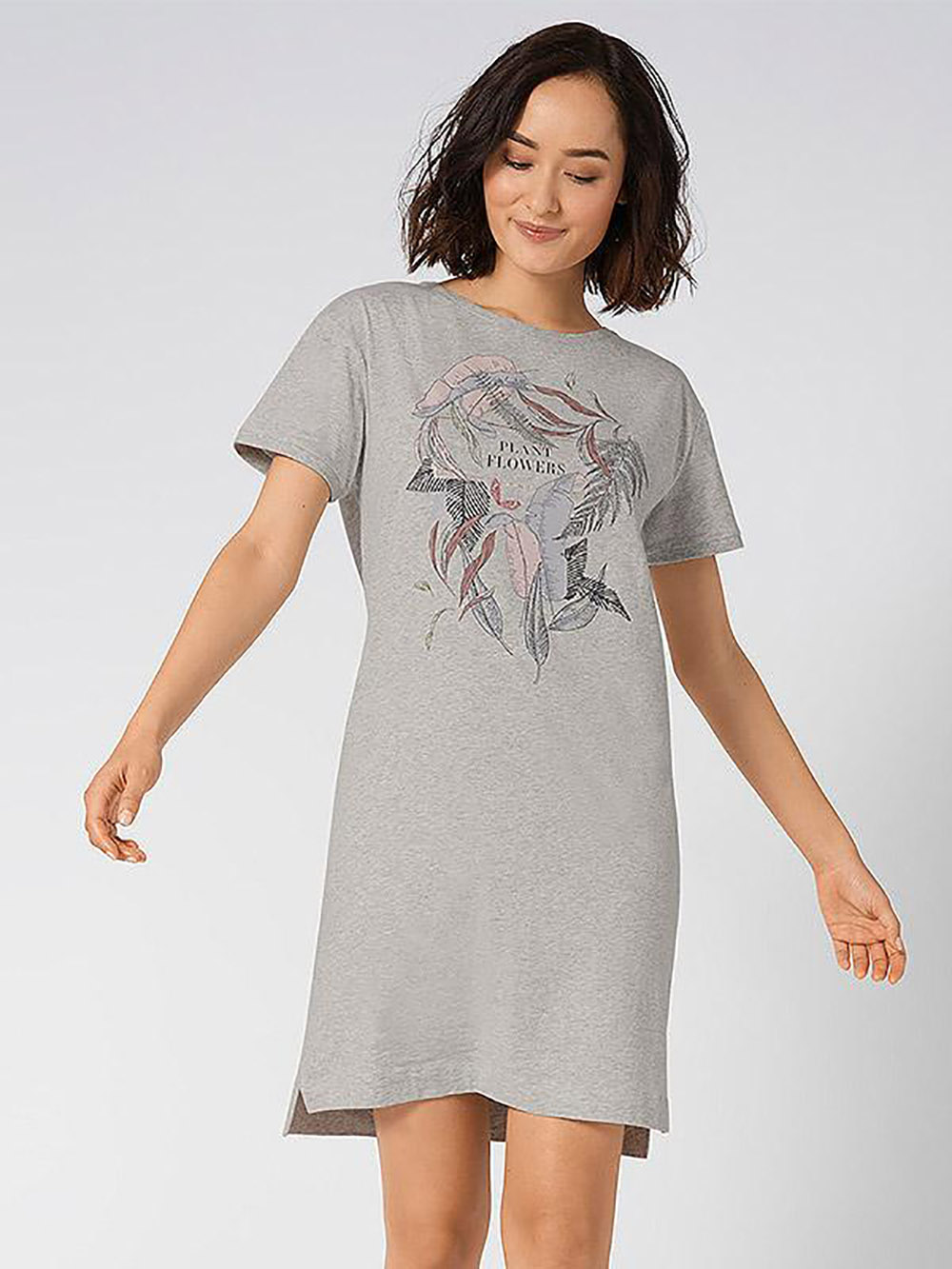 

Ночная рубашка Triumph Nightdresses NDK10 42 Серая принт