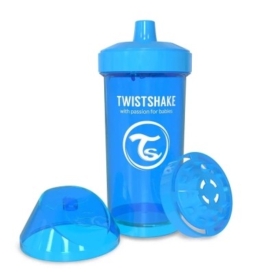 

Поильник-непроливайка Twistshake 12+ голубой, 360 мл (78069)