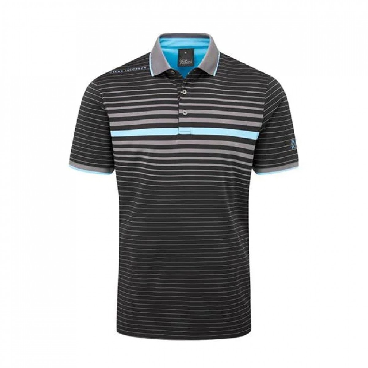 

Поло Oscar Jacobson Black/Charcoal,  (48, Поло Oscar Jacobson Black/Charcoal, L (48)