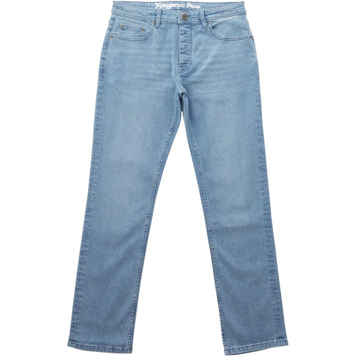 

Джинсы Kangaroo Poo Straight Fit Denim Lt Wash Blue, 32W 34L