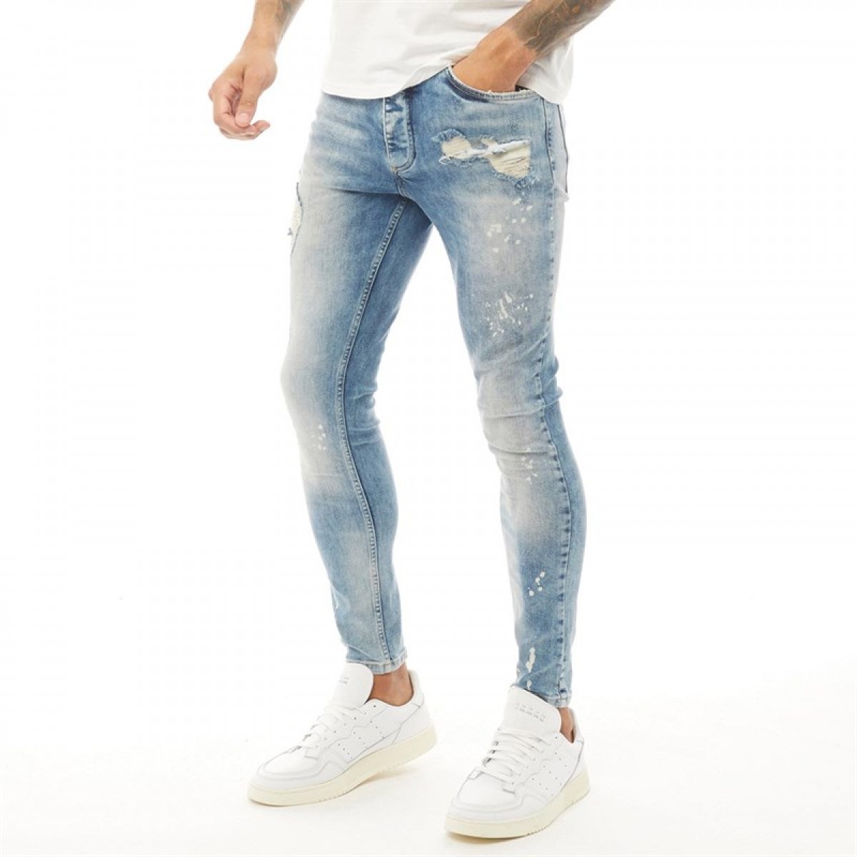 

Джинсы Gym King Skinny Fit Denim Mid Blue Wash Mid Blue, XS, Джинсы Gym King Skinny Fit Denim Mid Blue Wash Mid Blue, XS (42)
