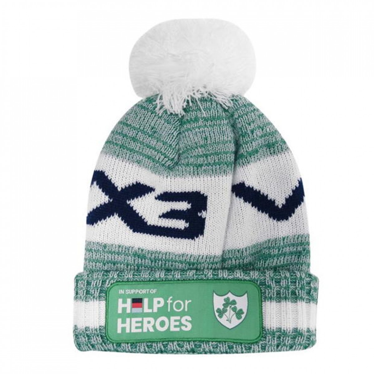 

Головной убор VX-3 Help For Heroes Ireland Bobble Hat Green, Универсальный