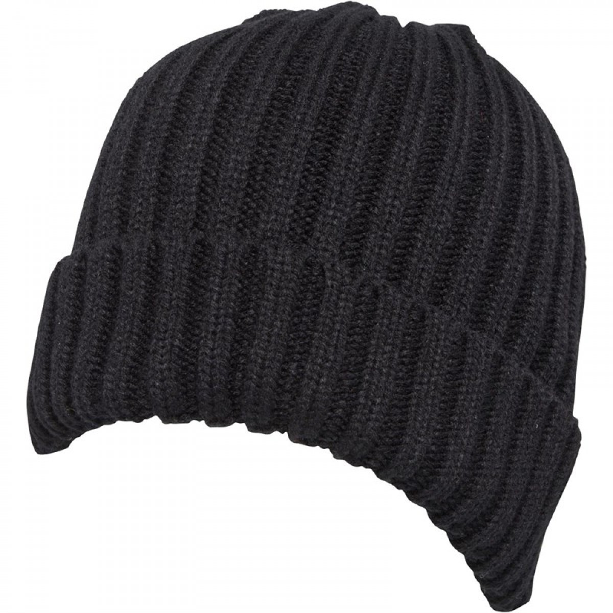 

Шапка Kangaroo Poo Knitted Rib Black Black, Универсальный