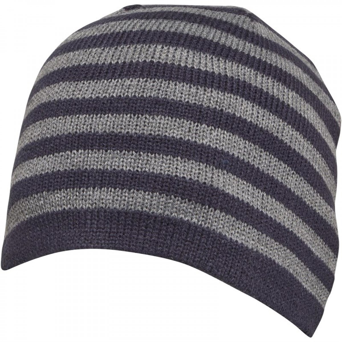 

Шапка Kangaroo Poo Knitted Stripe Navy/Grey Marl Navy, Универсальный