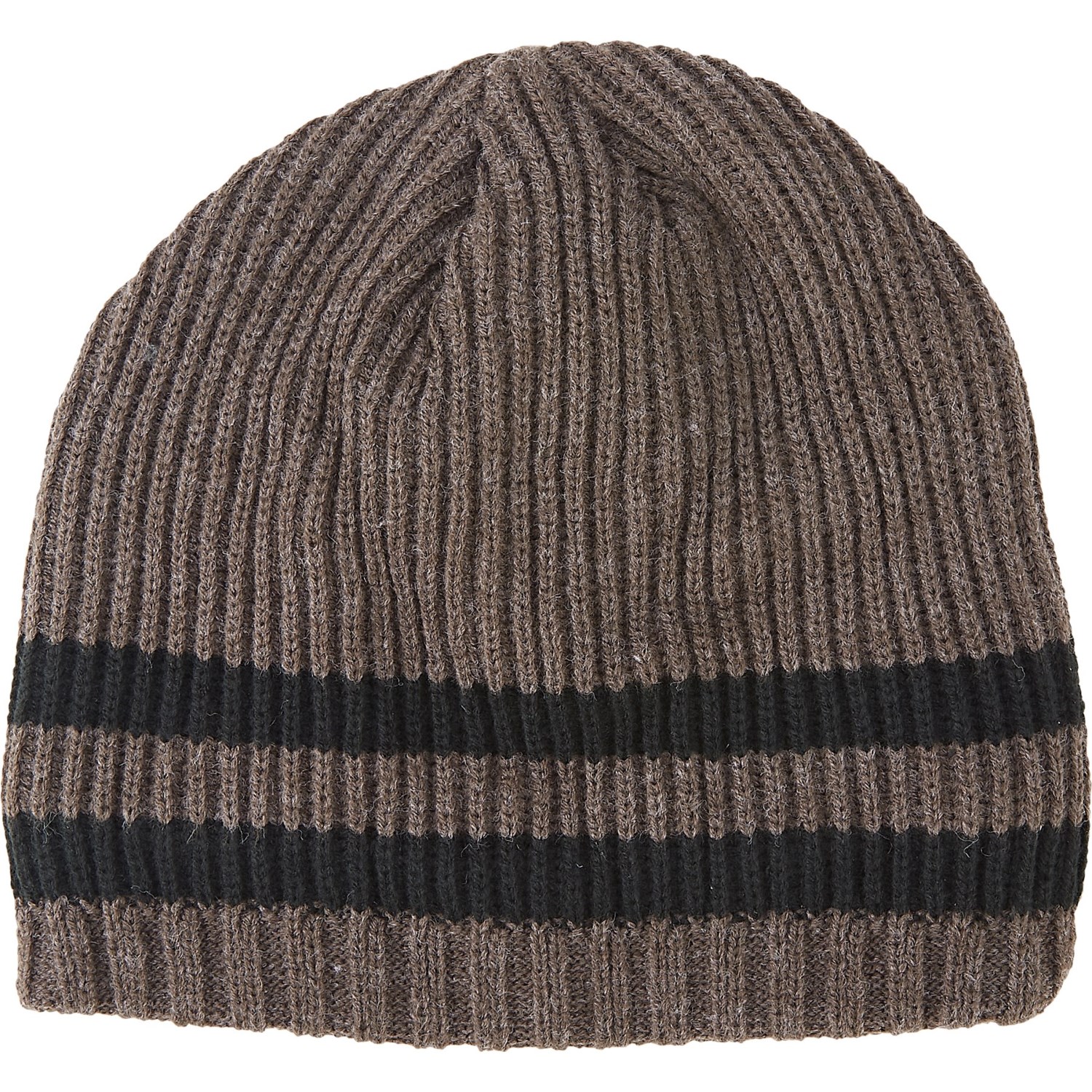 

Шапка Rainforest Double-Striped Sherpa-Lined Knit Bark/Black, Универсальный