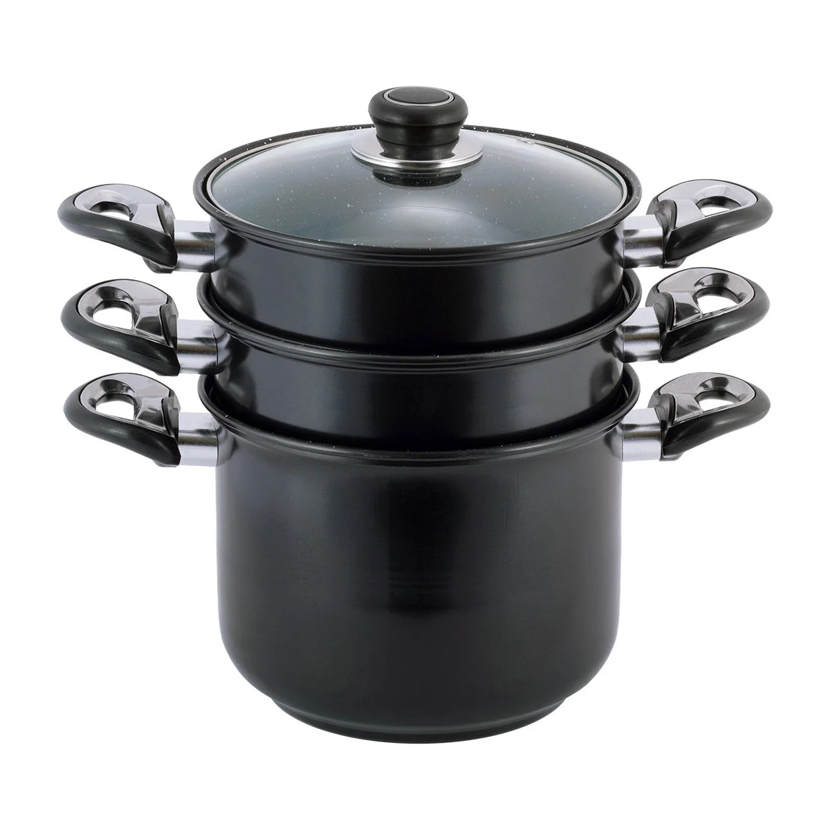 

Пароварка 3-х уровневая Kamille KM-5823 20х26.5 см