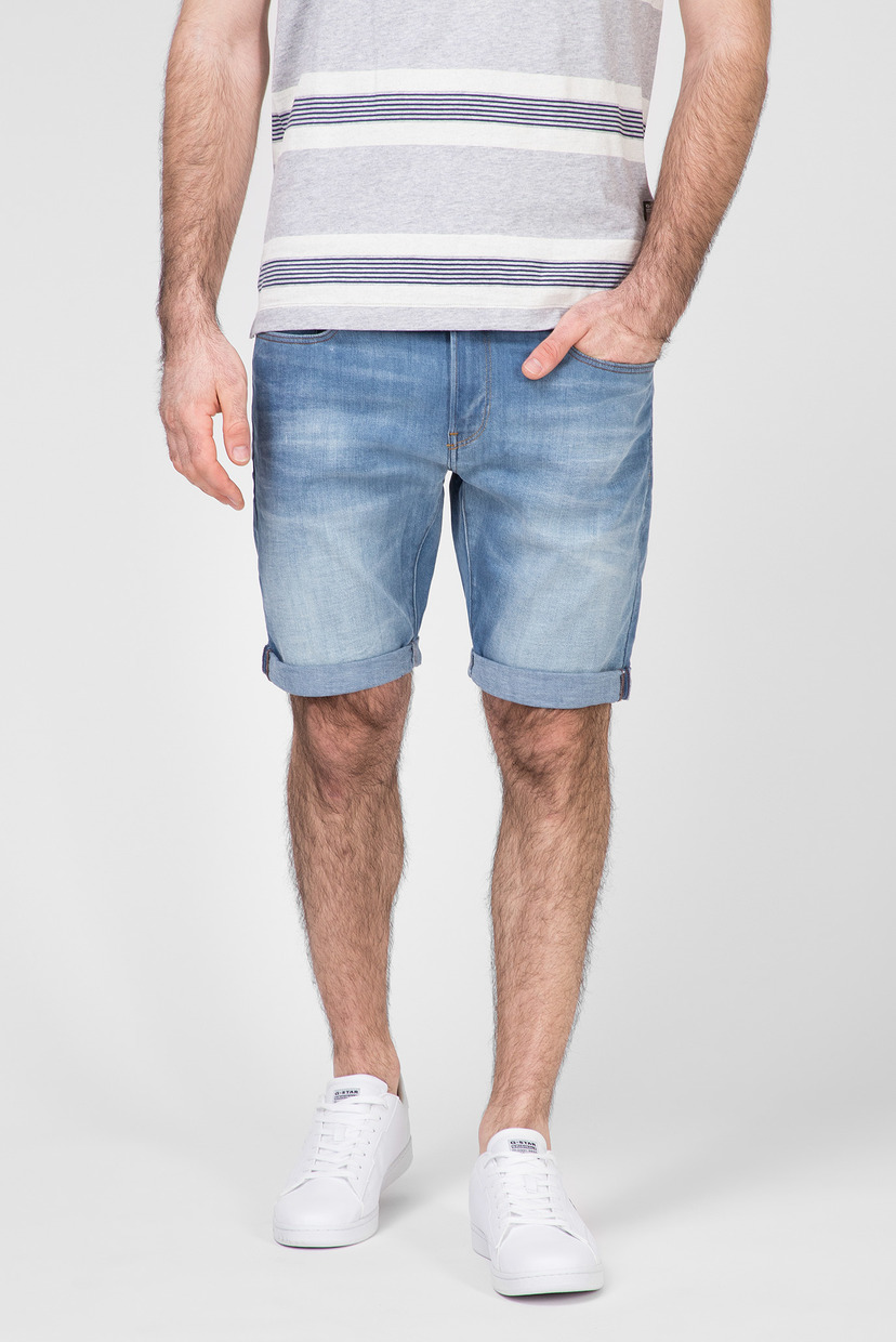

Мужские голубые джинсовые шорты G-Star RAW 38 D10481,8968