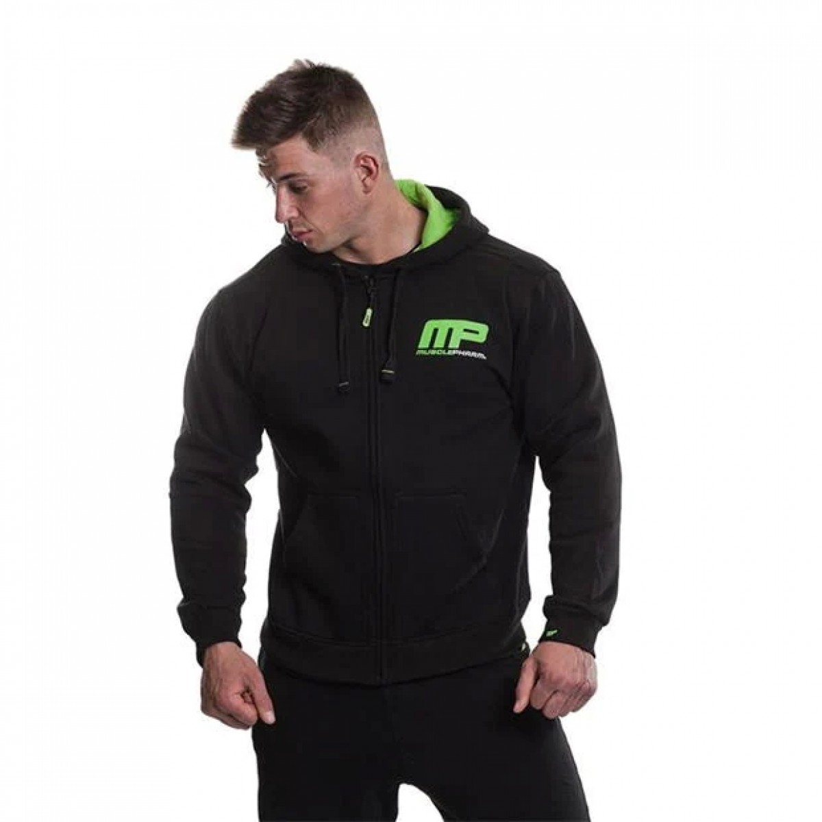 

Худи Musclepharm FULL ZIP Black / Green,  (44, Худи Musclepharm FULL ZIP Black / Green, S (44)