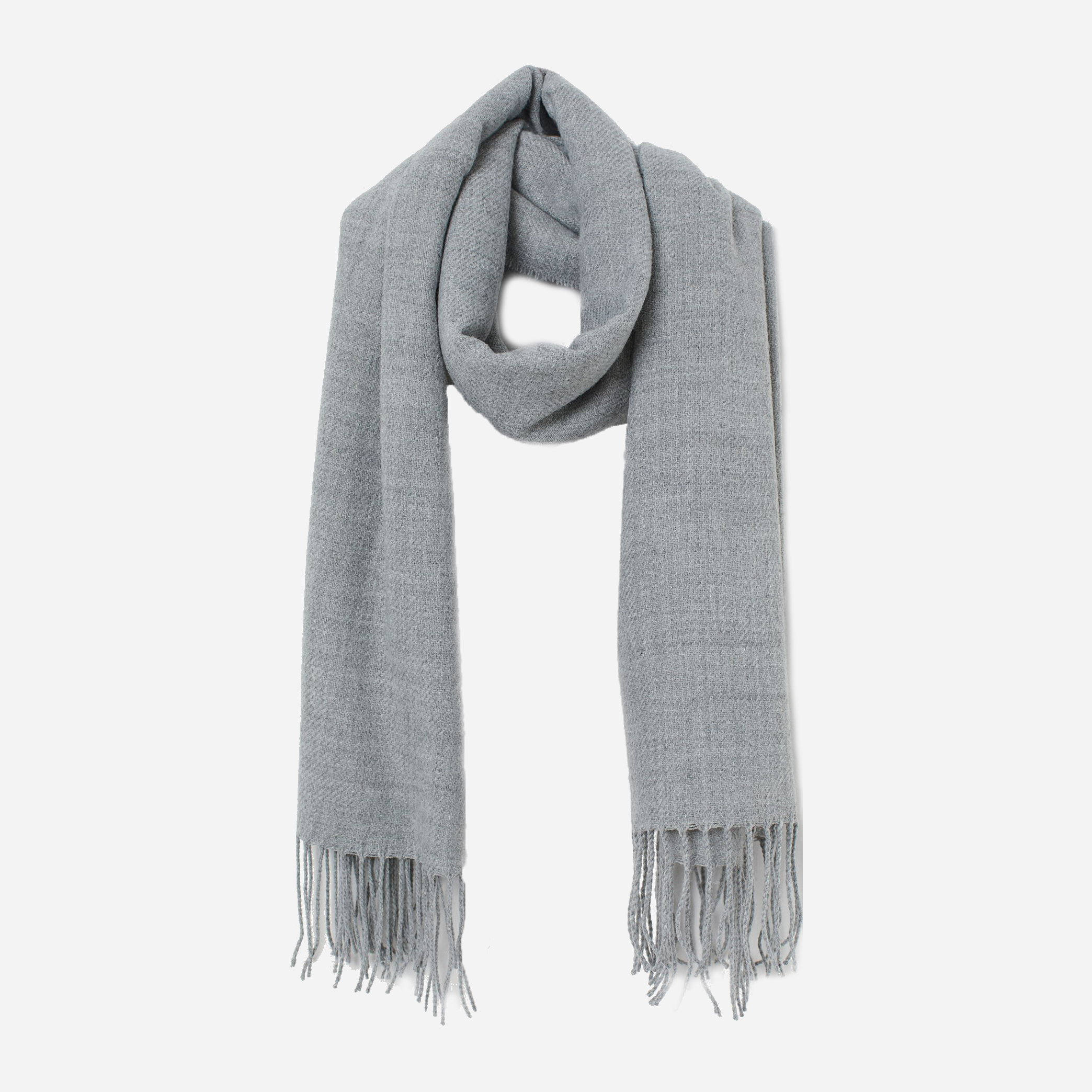 

Шарф H&M 1611-752744 70х180 см Серый