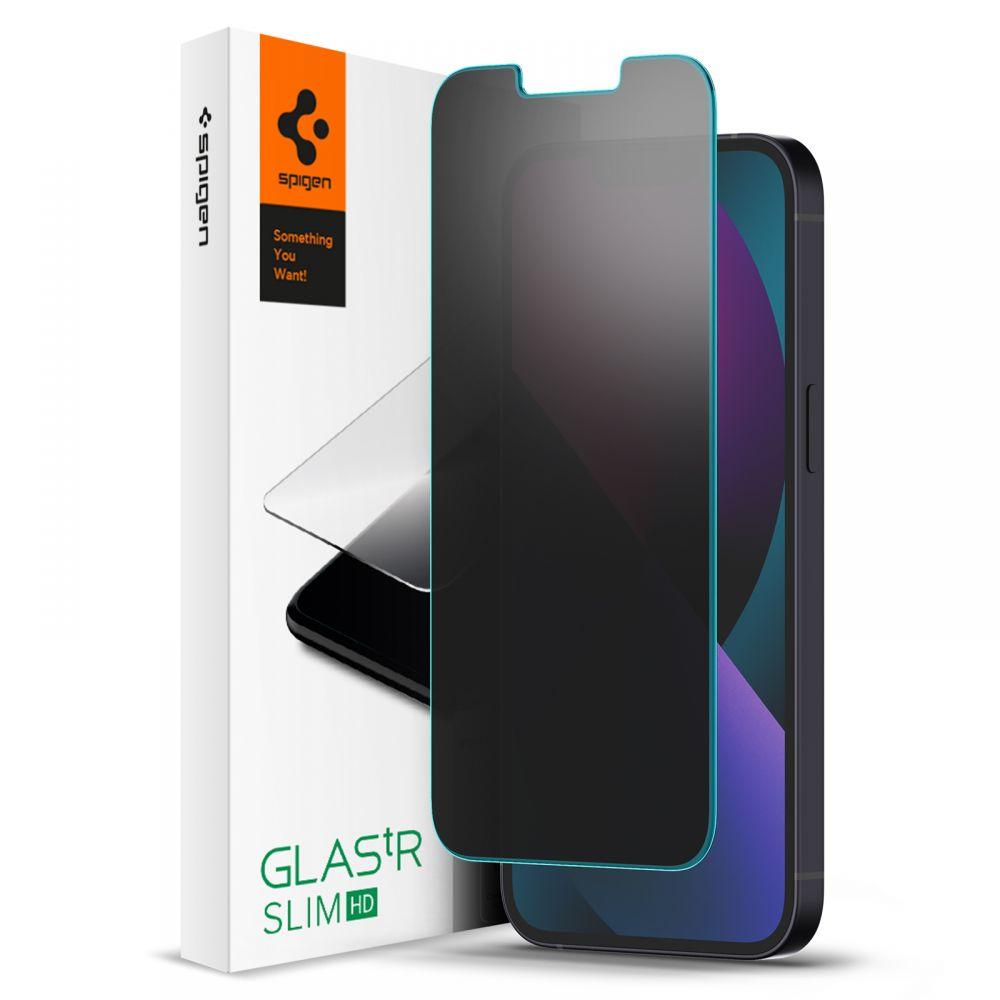 

Защитное стекло Spigen Glas.tR Slim HD для iPhone 13 Mini Privacy