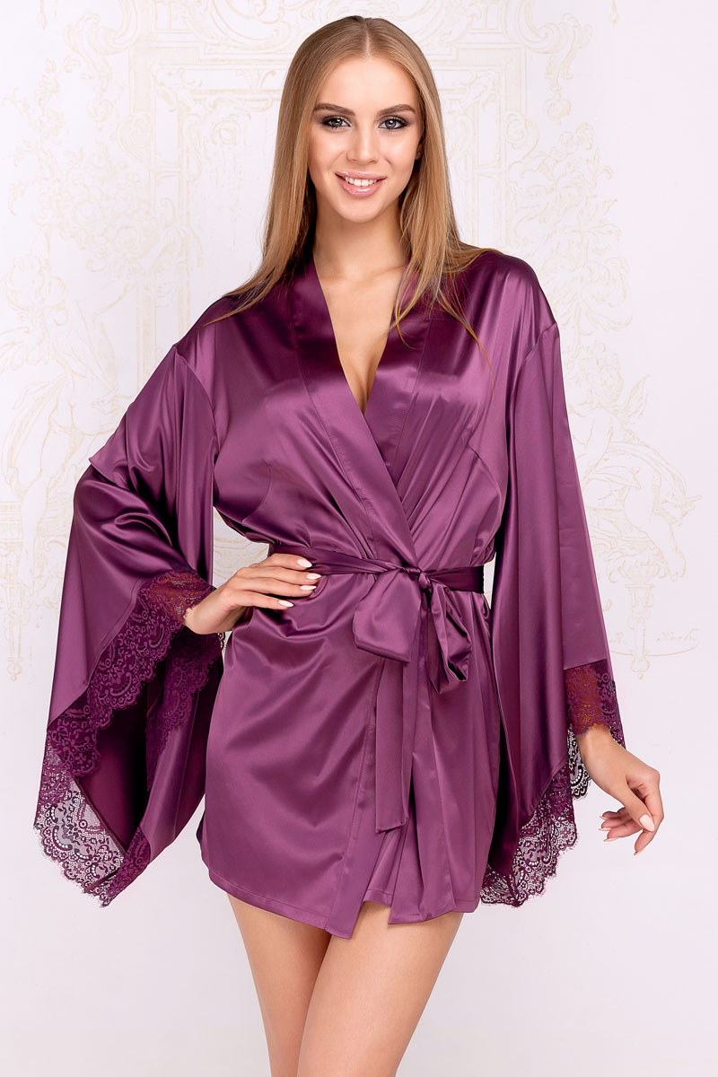 

Халат Anabel Arto 8122-6748  амарант, Халат Anabel Arto 8122-6748 42 амарант