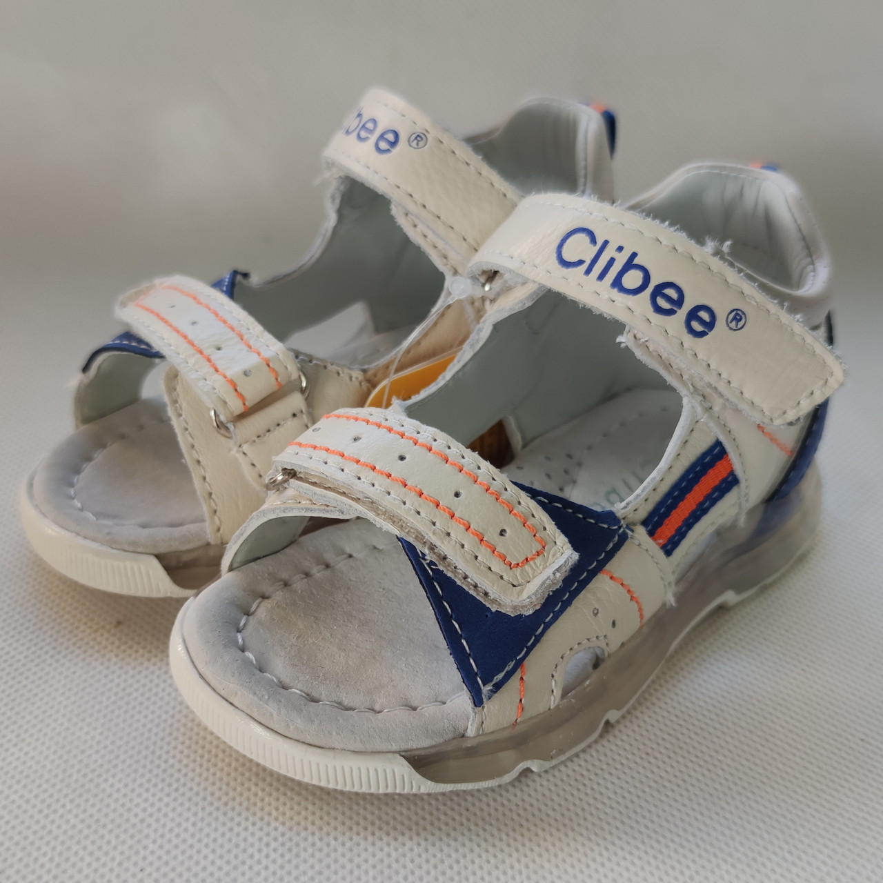 

Сандалии Clibee 22 с подсветкой Бежевые (F265-22)