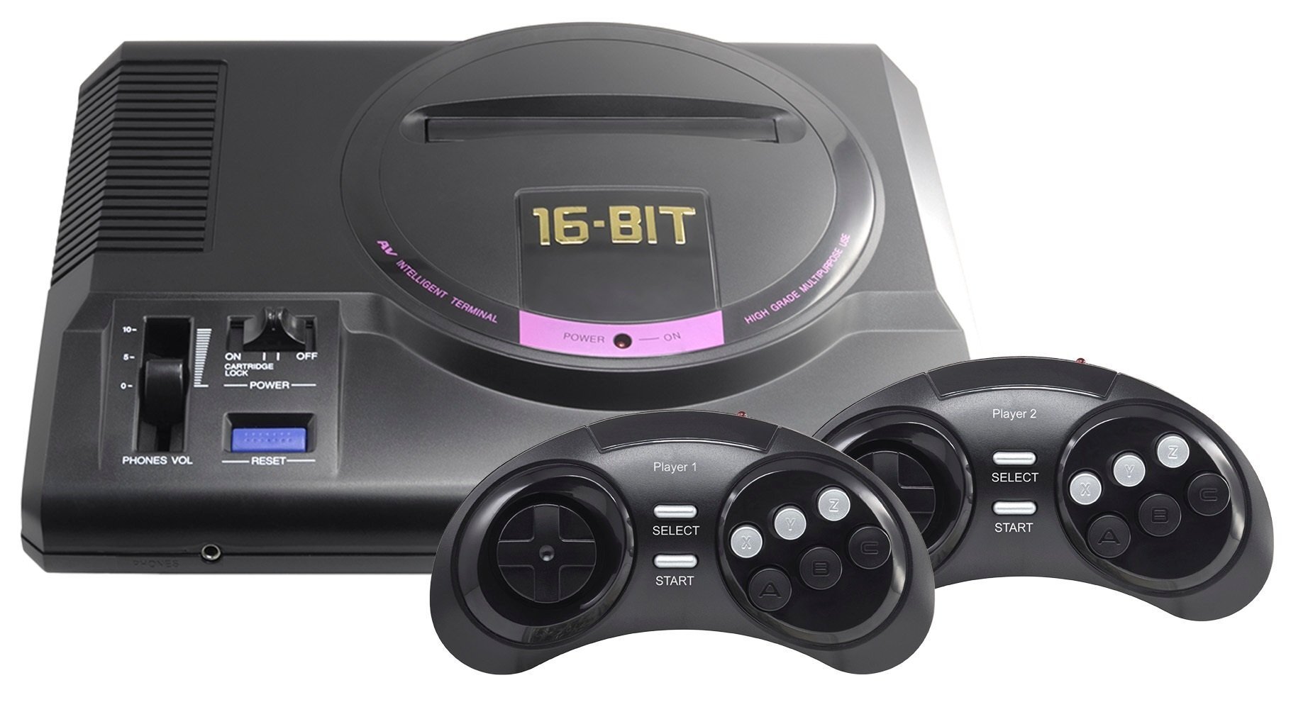 

Игровая консоль Retro Genesis 16 bit HD Ultra (150 игр, 2 беспроводных джойстика, HDMI кабель) (CONSKDN70)