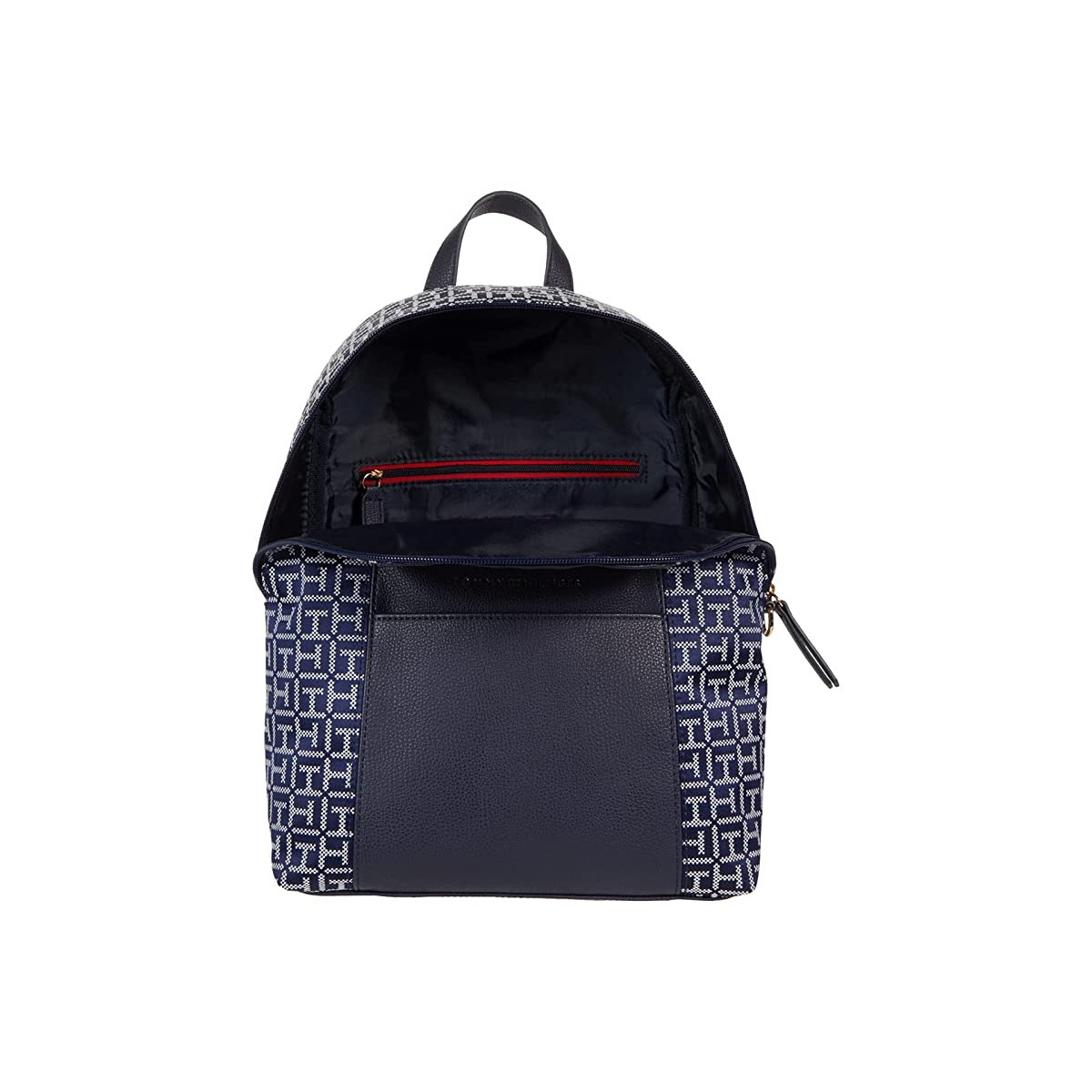 

Рюкзак Tommy Hilfiger Kinsley II-Medium Dome with Pouch-Square Monogram Jacquard Navy/White, Универсальный