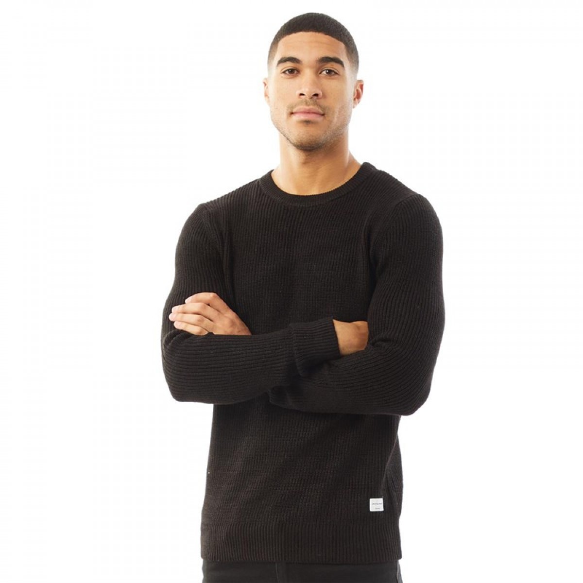 

Джемпер JACK AND JONES Andreas Knit Neck Black Black,  (44, Джемпер JACK AND JONES Andreas Knit Neck Black Black, S (44)