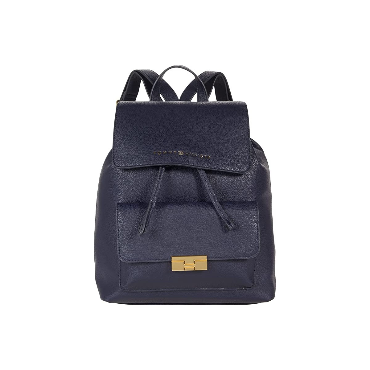 

Рюкзак Tommy Hilfiger Francesca II-Flap -Pebble PVC Tommy Navy, Универсальный