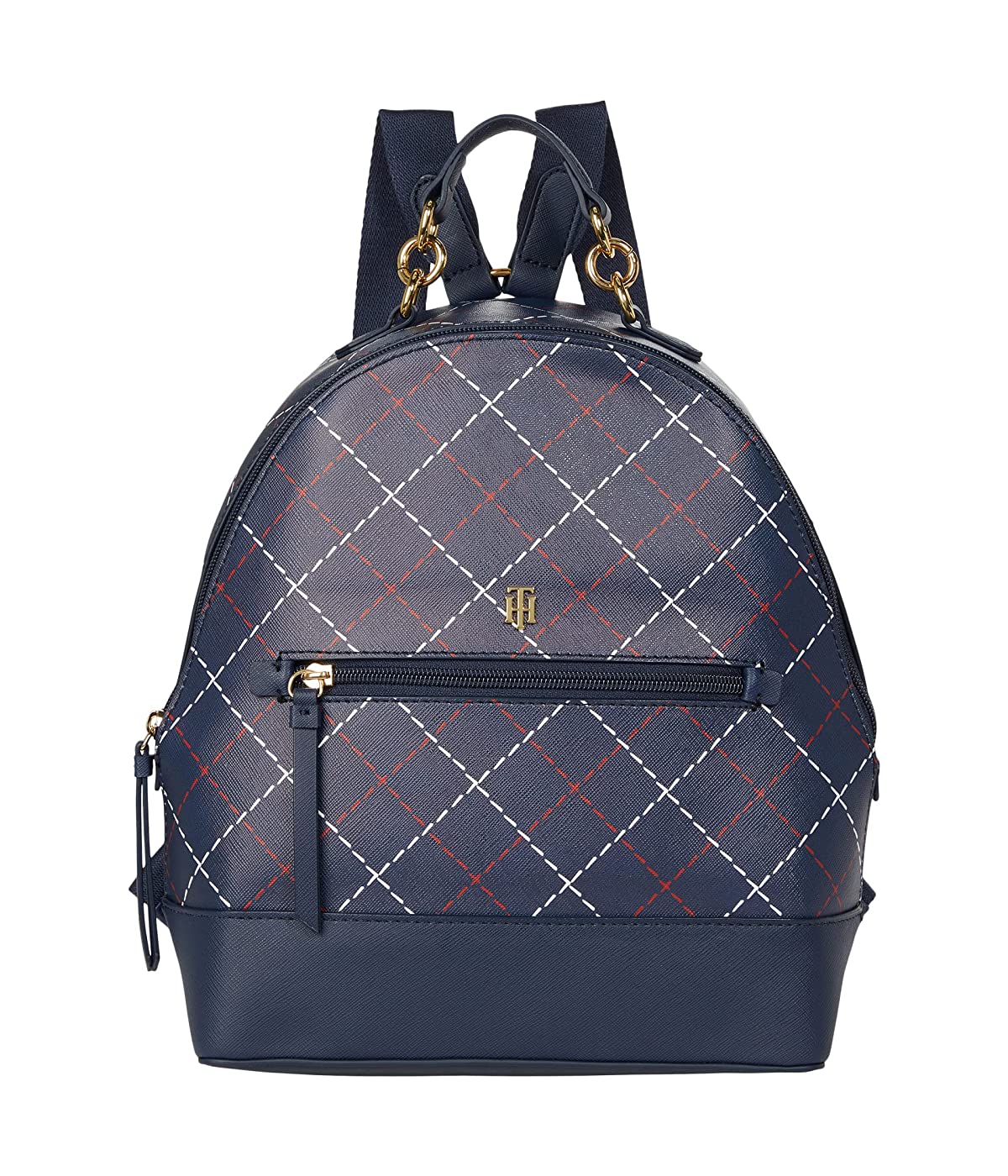 

Рюкзак Tommy Hilfiger Parker II Medium Dome - Bias Check Printed Quilt PVC Navy/Multi, Универсальный